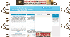 Desktop Screenshot of coffeerecipes.com